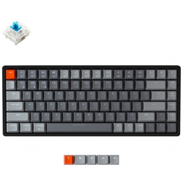 Клавіатура бездротова Keychron K2 Gateron G PRO Blue WL UA Retro
