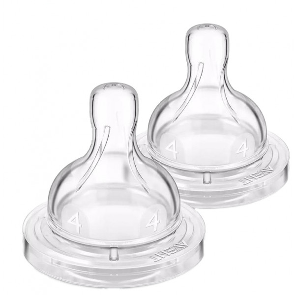 Великий потік соска дитяча силіконова Philips SCY764/02