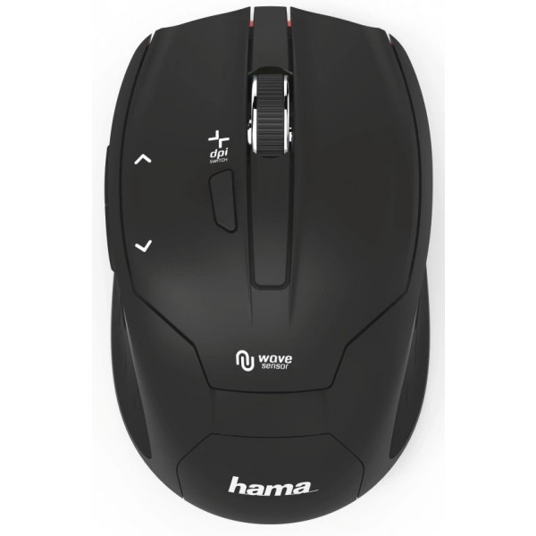 Миша бездротова Hama Milano WL Black