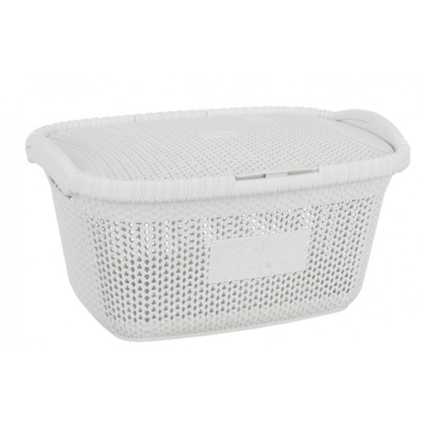 Кошик для білизни VIOLET HOUSE 1002 Віолетта White 28 л