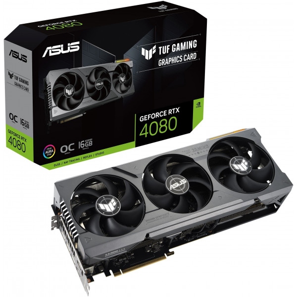 Відеокарта Asus GeForce RTX 4080 16GB GDDR6X (TUF GAMING TUF-RTX4080-16G-GAMING)