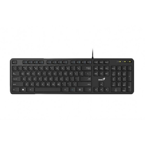Клавіатура дротова Genius M-200 USB Black Ukr (31310019408)