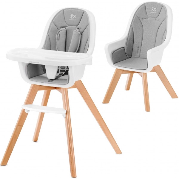 Стільчик для годування класичний Kinderkraft Tixi Gray (KKKTIXIGRY0000)