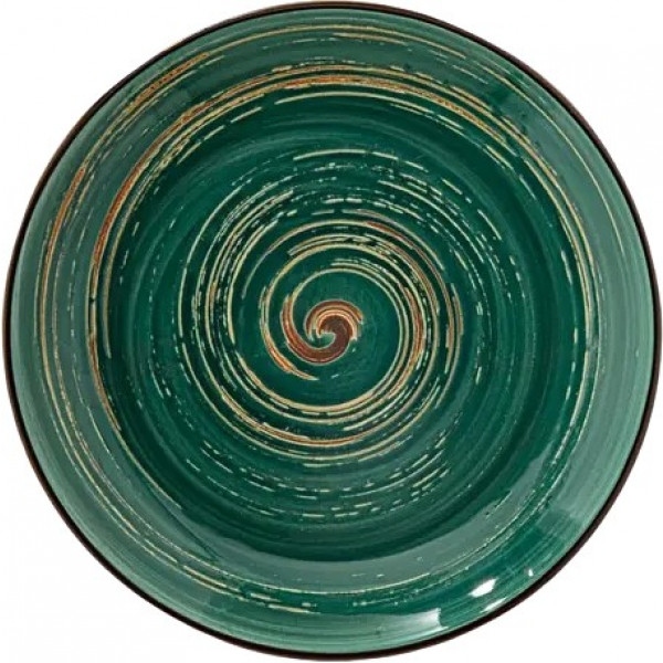 Тарілка супова Wilmax Spiral Green 28.5 см (WL-669528 / A)