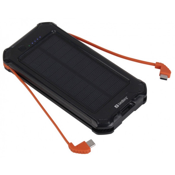 Батарея мобільна Sandberg 3in1 10000 mAh, 2.1A USB, Type-C/Micro USB OUT IP54 (420-72_VW)
