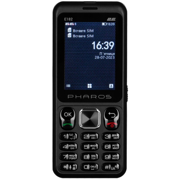 Мобільний телефон 2E E240 2023 Dual Sim Black (688130251068)
