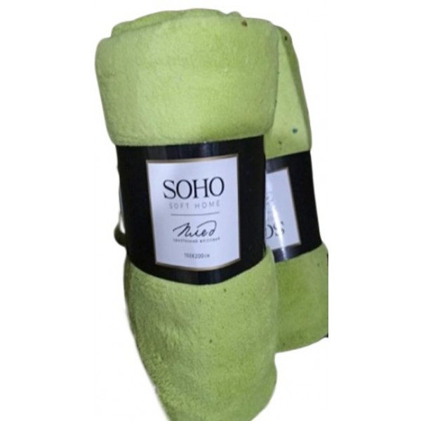 Плед полуторний SOHO 150х200 см Light Green (1089К)