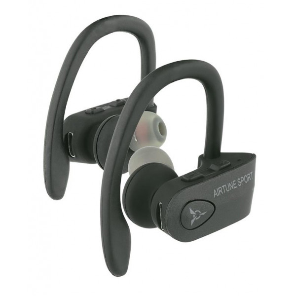 Навушники вкладиші бездротові TWS AIRON AirTune Sport Black (6945545521558)
