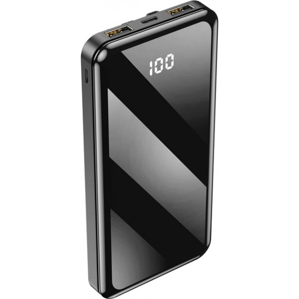 Батарея мобільна Forever TB-411 ALLin1 10000 mAh with cables USB-C + Lightning + microUSB Black (GSM103789)