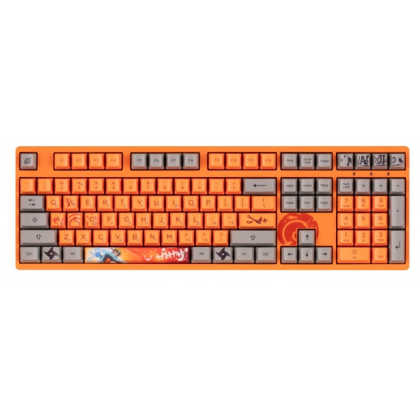 Клавіатура дротова Akko 3108 Naruto CS Pink V2, USB-A, EN/UKR, No Led Orange (6925758683456)