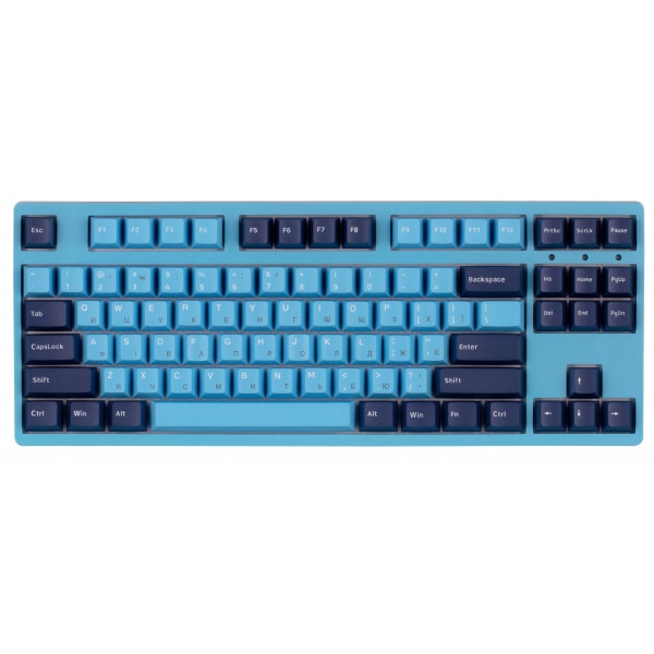 Клавіатура дротова Akko 3087 Mirror of Sky Cherry MX Brown, USB-A, EN/UKR, No LED Blue (6925758616447)
