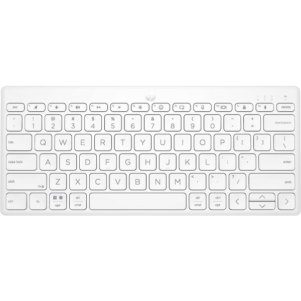 Клавіатура бездротова HP 350 Compact Multi-Device BT UKR White (692T0AA)