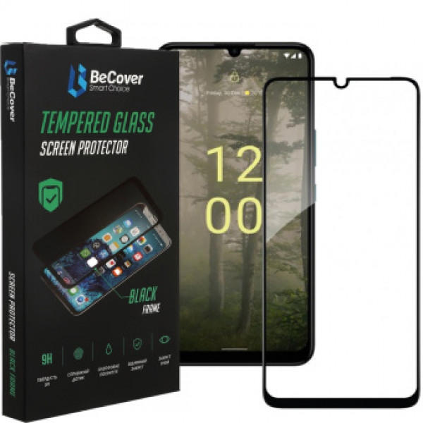 Захисне скло для смартфону BeCover for Nokia C31 Black (708546)