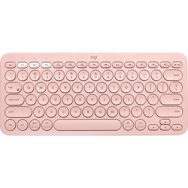Клавіатура бездротова Logitech K380 Multi-Device Bluetooth UA Rose (920-009867)