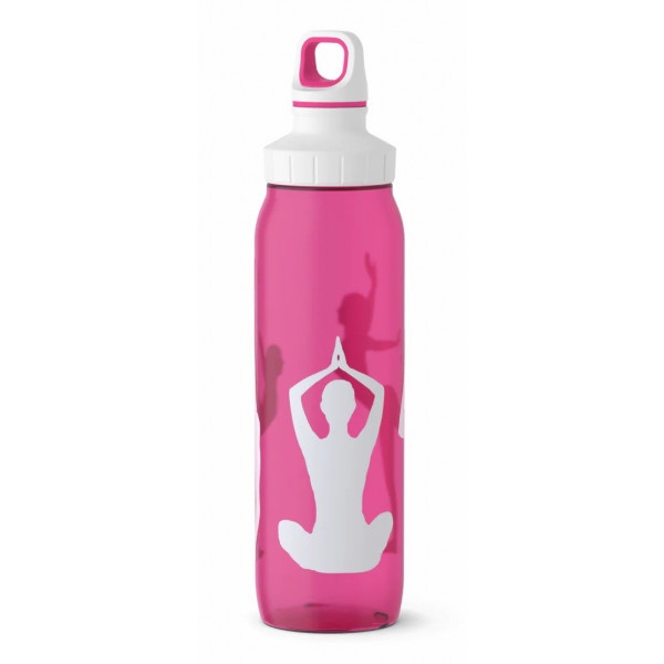 Пляшка для води Tefal K3174112 Drink2Go PP 0,7 л, рожева  "Йога"