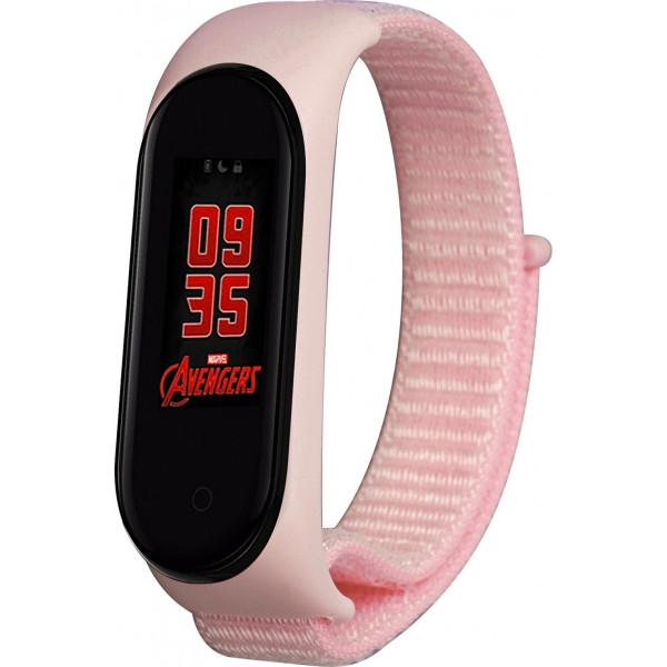 Ремінець для фітнес-браслету BeCover Nylon Style for Xiaomi Mi Smart Band 5 Pink (705428)
