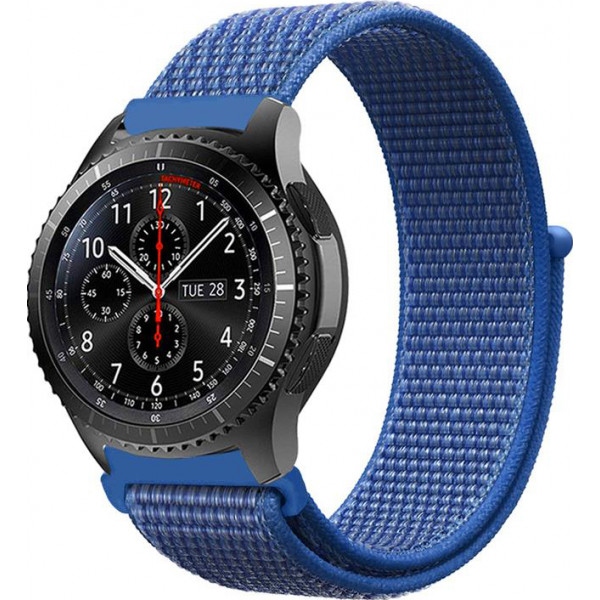 Ремінець для смарт-годинника BeCover Nylon Style for Xiaomi Amazfit Bip/Bip Lite/Bip S Lite/GTR 42mm/GTS/TicWatch S2/TicWatch E Blue (705825)