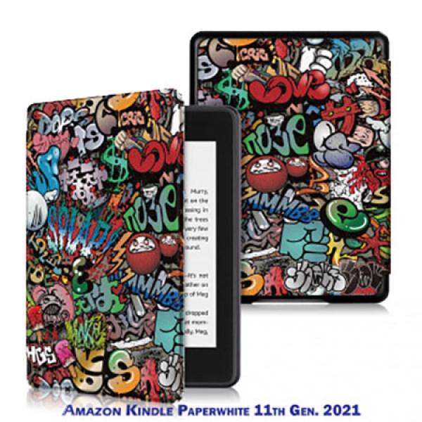 Чохол для електронної книги BeCover Smart for Amazon Kindle Paperwhite 11th Gen. 2021 Graffiti (707214)
