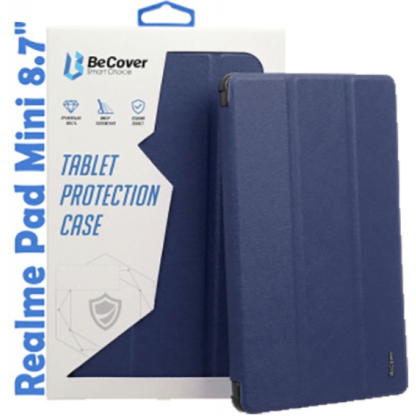 Чехол для планшета BeCover for Realme Pad Mini 8.7'' Deep Blue (708258)