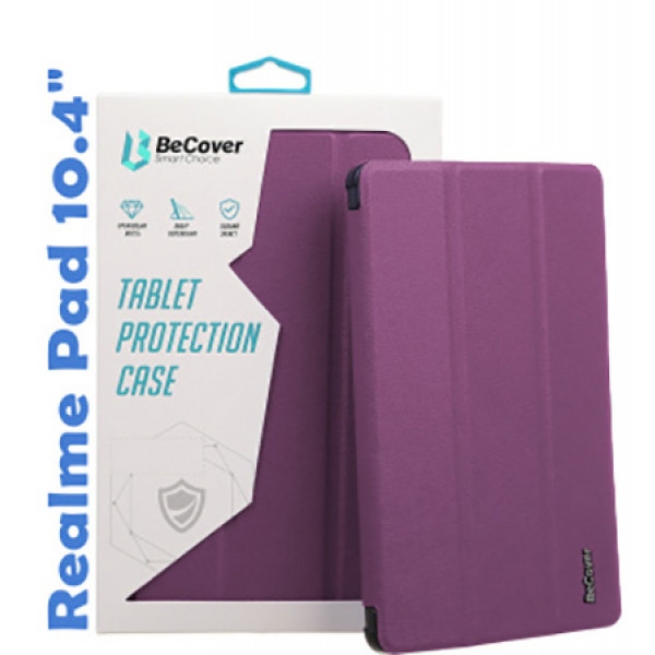 Чохол для планшета BeCover Smart for Realme Pad 10.4" Purple (708268)