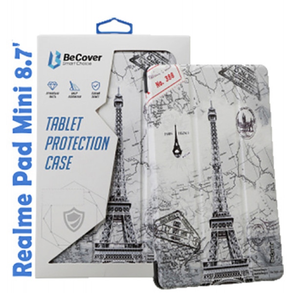 Чехол для планшета BeCover for Realme Pad Mini 8.7'' Paris (708263)