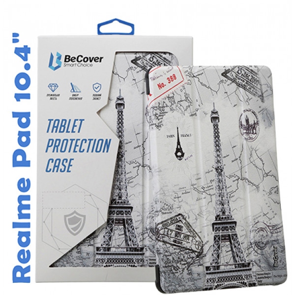 Чохол для планшета BeCover Smart for Realme Pad 10.4" Paris (708276)