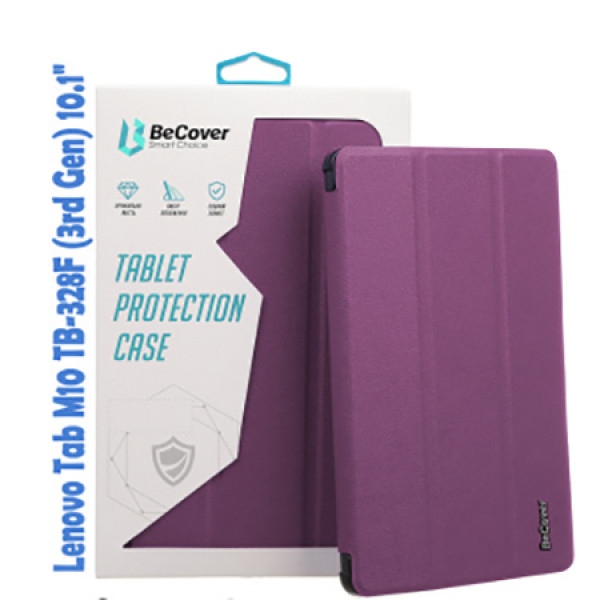 Чохол для планшета BeCover Smart for Lenovo Tab M10 TB-328F (3rd Gen) 10.1" Purple (708285)