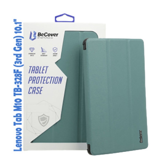 Чохол для планшета BeCover Smart for Lenovo Tab M10 TB-328F (3rd Gen) 10.1" Dark Green (708283)