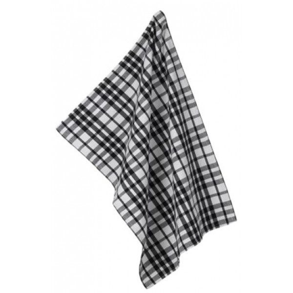 Рушник кухонний Kela Gianna 70x50 см Black/White (12784)