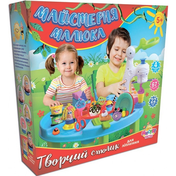 Ліплення з тіста Strateg Містер тісто - творчий столик укр. (71406)