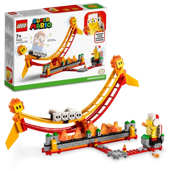 Конструктор LEGO Super Mario Поїздка на лава-хвилі. Додатковий набір (71416)