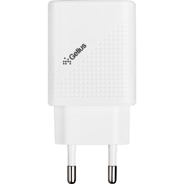 Мережевий зарядний пристрій Gelius Pro Vogue GP-HC011 2USB 2.4A White