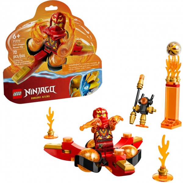 Конструктор LEGO NINJAGO® Суперсила дракона Кая сальто спін-джитсу (71777)
