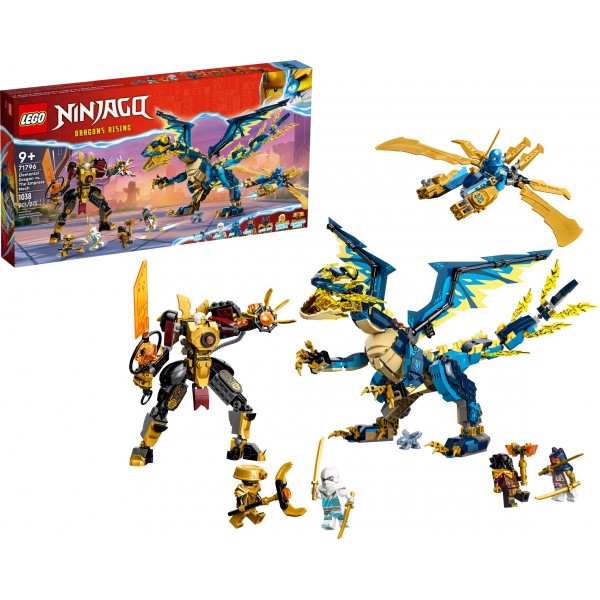 Конструктор LEGO NINJAGO® Дракон стихій проти робота Володарки (71796)