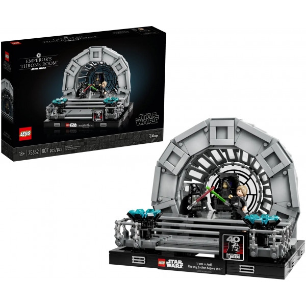 Конструктор LEGO Star Wars TM Діорама «Тронна зала імператора» (75352)