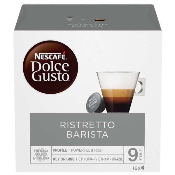 Кава у капсулах Nescafe DOLCE GUSTO Ristretto Barista 16 шт. 112г