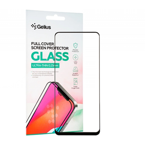 Захисне скло для смартфону Gelius Full Cover Ultra-Thin 0.25mm for Realme 8/7 Pro Black (91064)