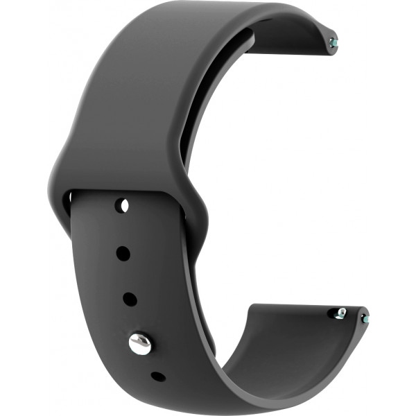 Ремінець для смарт-годинника BeCover for  Samsung Galaxy Watch 42mm/Watch Active/Active 2 40/44mm/Watch 3 41mm/Gear S2 Classic/Gear Sport Black (7061
