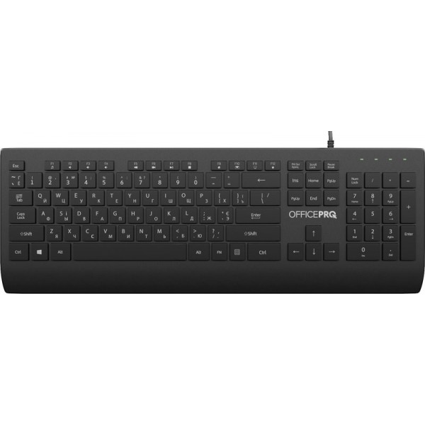 Клавіатура дротова OfficePro SK360 Black