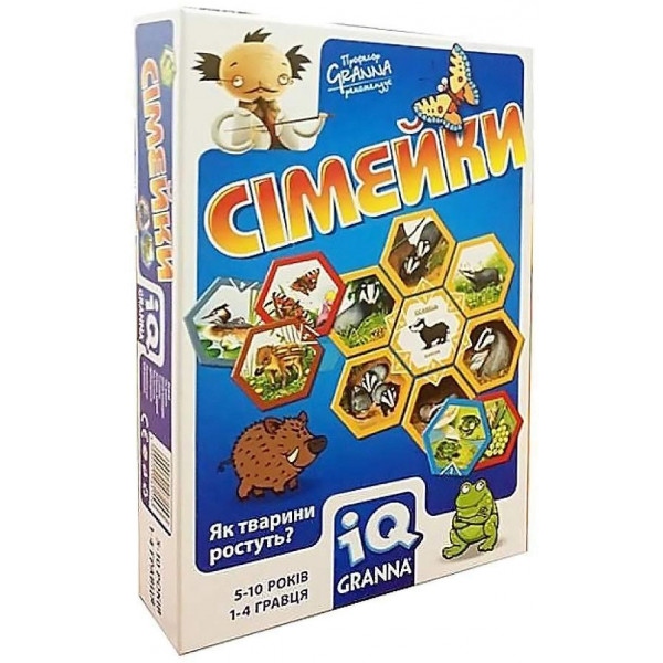 Настільна гра розвиваюча (5-7 років) Granna IQ симейка (81503)