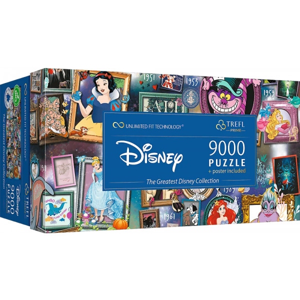 Пазли картонні (8 +) Trefl Безмежна колекція: "Найбільша колекція Disney" (9000 елм.)(81020)