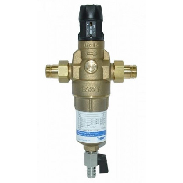 Фільтр проточний Ecosoft BWT Protector Mini HWS HR 1/2 с регулятором давления (810560)