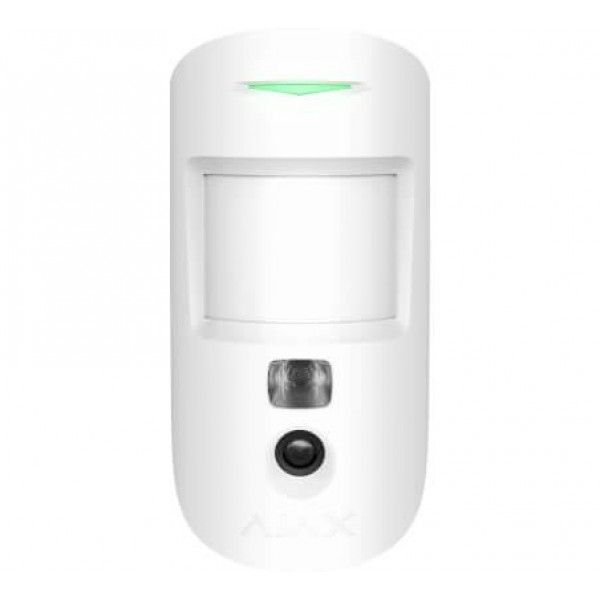 Бездротовий датчик руху Ajax Motioncam PhOD Jeweller White (000027929)