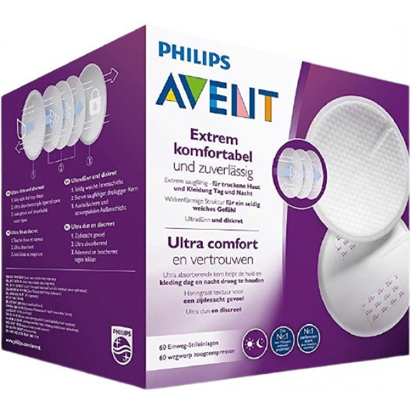 Прокладки для грудей Philips Avent універсальні 60 шт. (SCF254/61)