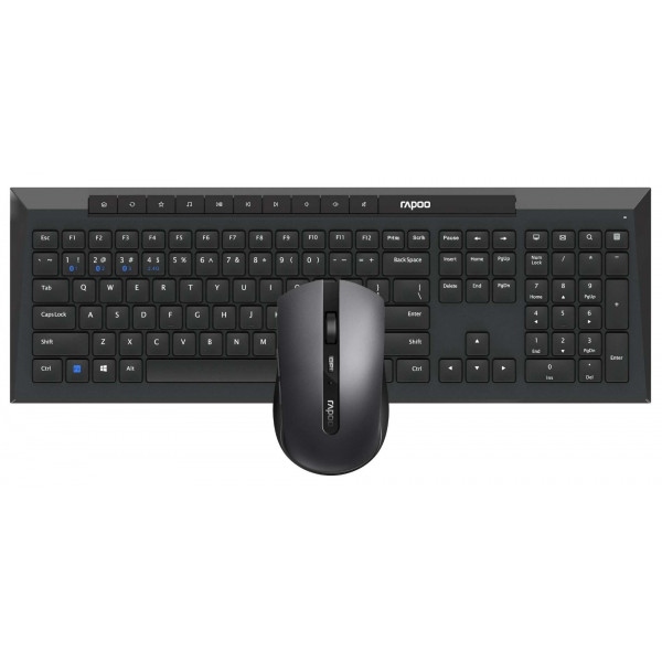 Клавіатура + миша бездротова Rapoo 8210M Black