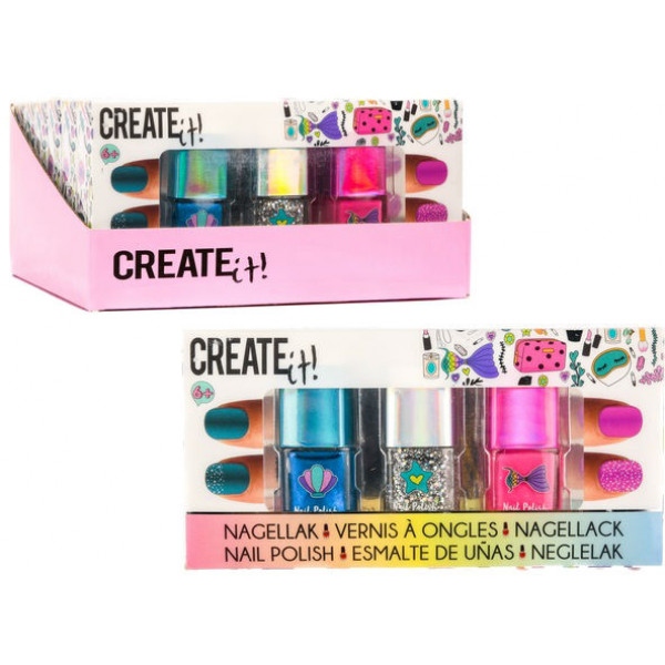 Набір для нігтів CREATE IT Русалочка - 3 ш. (84134)