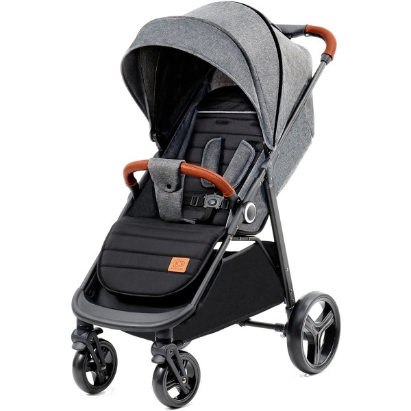 Коляска прогулянкова Kinderkraft Grande Plus Grey (KSGRAN00GRY0000)
