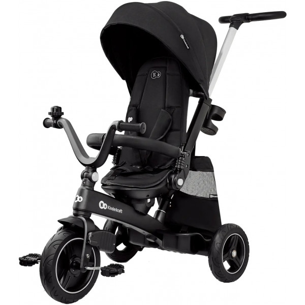 Триколісний велосипед Kinderkraft Easytwist Black (KREASY00BLK0000)