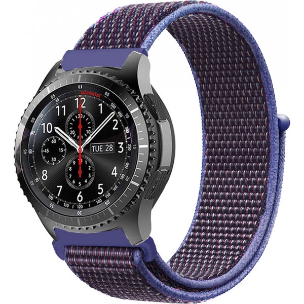 Ремінець для смарт-годинника BeCover Nylon Style for Samsung Galaxy Watch 42mm/Watch Active/Active 2 40/44mm/Watch 3 41mm/Gear S2 Classic/Gear Sport Purple (705