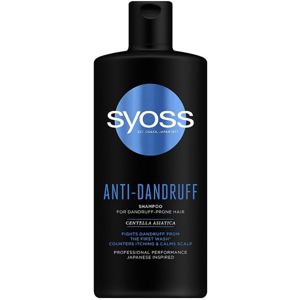 Шампунь жіночий SYOSS 
Anti-Dandruff з Центеллою Азіатською 440 мл (9000101277173